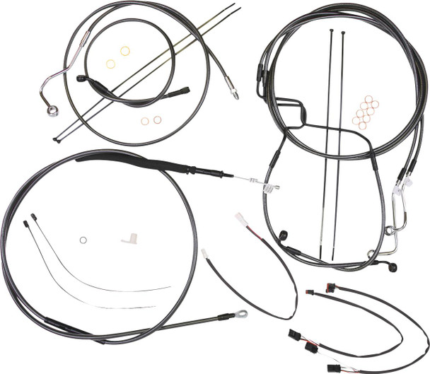  MAGNUM SHIELDING Black Pearl* Designer Handlebar Installation Kit 487973 