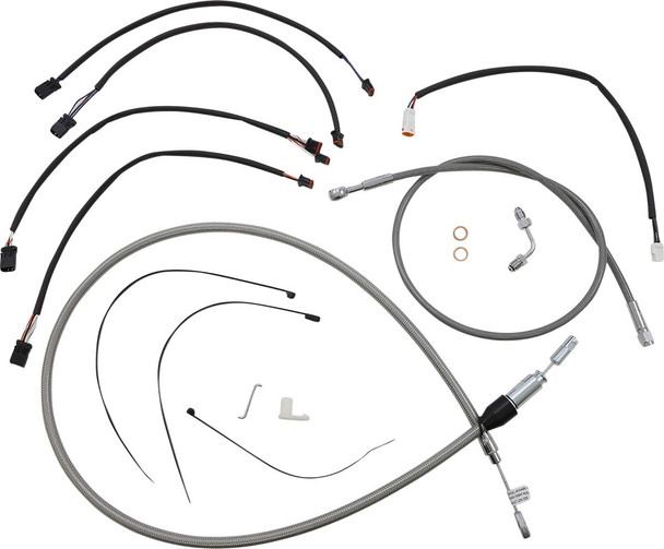  MAGNUM SHIELDING XR Handlebar Installation Kit - Stainless Steel/Chrome 5891182 