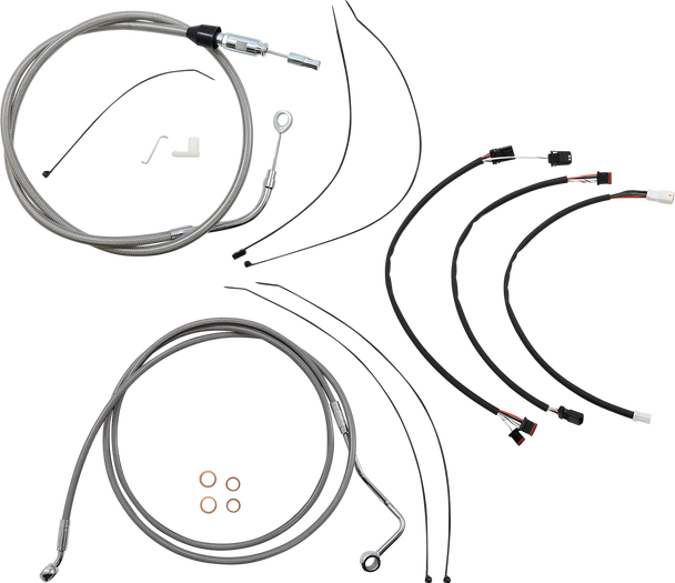 MAGNUM SHIELDING XR Handlebar Installation Kit - Stainless Steel/Chrome 5891172