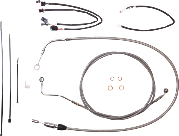 MAGNUM SHIELDING XR Handlebar Installation Kit - Stainless Steel/Chrome 5891171