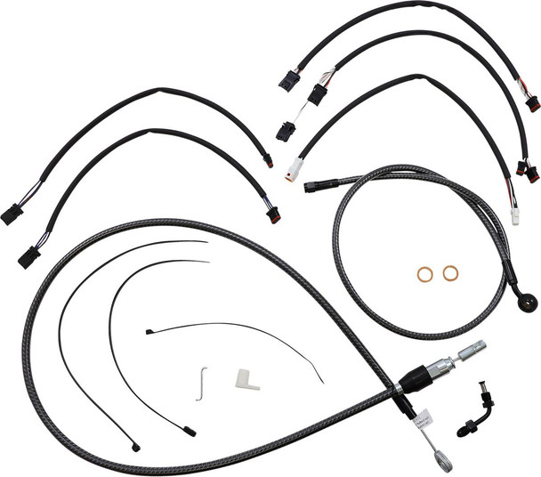  MAGNUM SHIELDING KARBONFIBR Designer Handlebar Installation Kit 7871161 