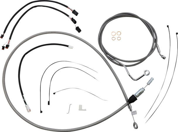  MAGNUM SHIELDING XR Handlebar Installation Kit - Stainless Steel/Chrome 5891141 