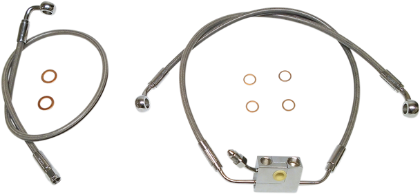 MAGNUM Brake Line - XR - Dual Disc - ABS - Stainless Chrome SSC1335-32