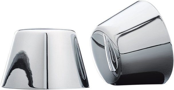 KURYAKYN Axle Nut Cover - Smooth - Chrome - Front KUR1201