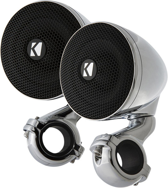  KICKER Mini Speakers - 2 ohm - Chrome 47PSM32 