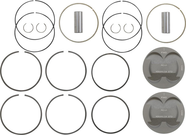  KB PERFORMANCE Piston Kit - Standard - M8 KB595LCA.STD 