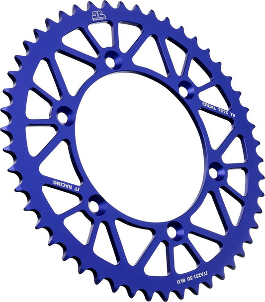  JT SPROCKETS Rear Sprocket - Blue - 50 Tooth - Yamaha JTA251.50BLU 
