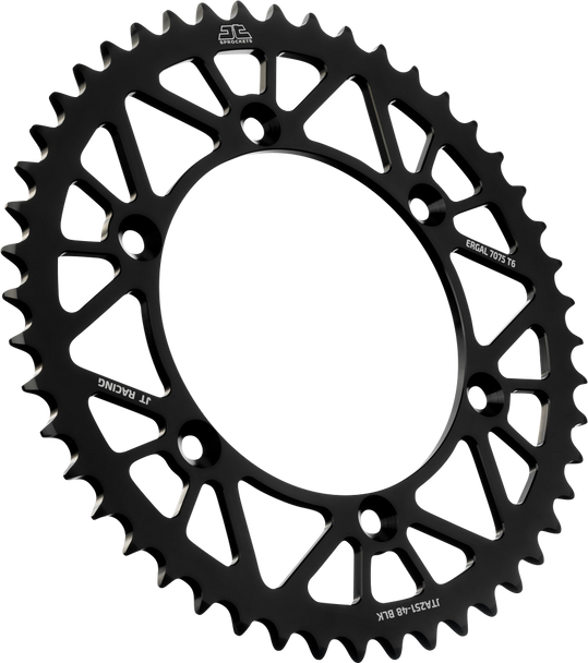 JT SPROCKETS Rear Sprocket - Black - 48 Tooth - Yamaha JTA251.48BLK JT SPROCKETS Rear Sprocket - Black - 48 Tooth - Yamaha JTA251.48BLK