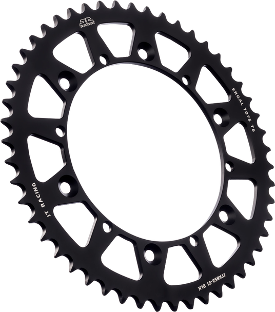 JT SPROCKETS Rear Sprocket - Black - 51 Tooth - Yamaha JTA853.51BLK