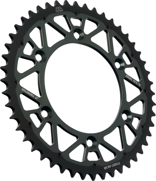 JT SPROCKETS Steel Rear Sprocket - Graphite - 48 Tooth JTX897.48GR