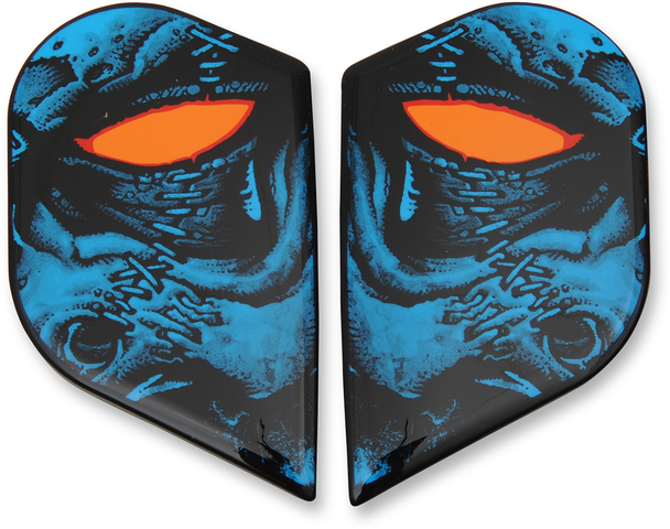 ICON Alliance GT* Side Plates - Horror - Blue 0133-0998