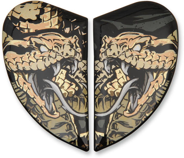 ICON Airframe Pro* Side Plates - Cottonmouth - Gold 0133-0935