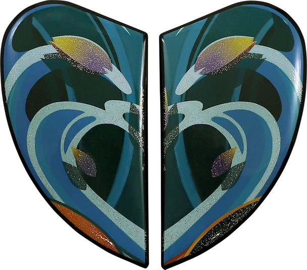 ICON Airframe Pro* Side Plates - Koi - Blue 0133-1355