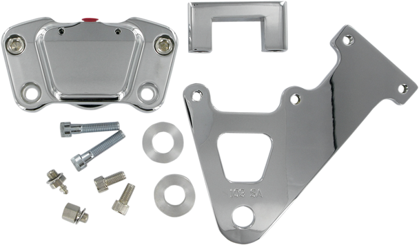 GMA ENGINEERING BY BDL Rear Caliper - 86-99 FLT - Smooth Chrome GMA-103FLTSC