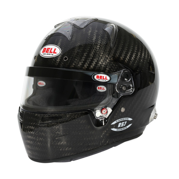 Bell Helmets RS7 Carbon Full Face Helmet Snell SA2025 FIA Approved Head and Neck Support Ready Size 7-1/8 1204A86