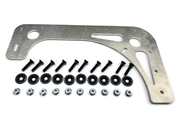 J J MOTORSPORTS Modified Valance Lower Nose Support 3/16" Thick Aluminum (Bolt Kit 10 pc) 