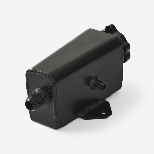 J J MOTORSPORTS Power Steering Tank Firewall Mount - Aluminum Bolt-On - Black 
