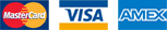 we accept all major credit cards