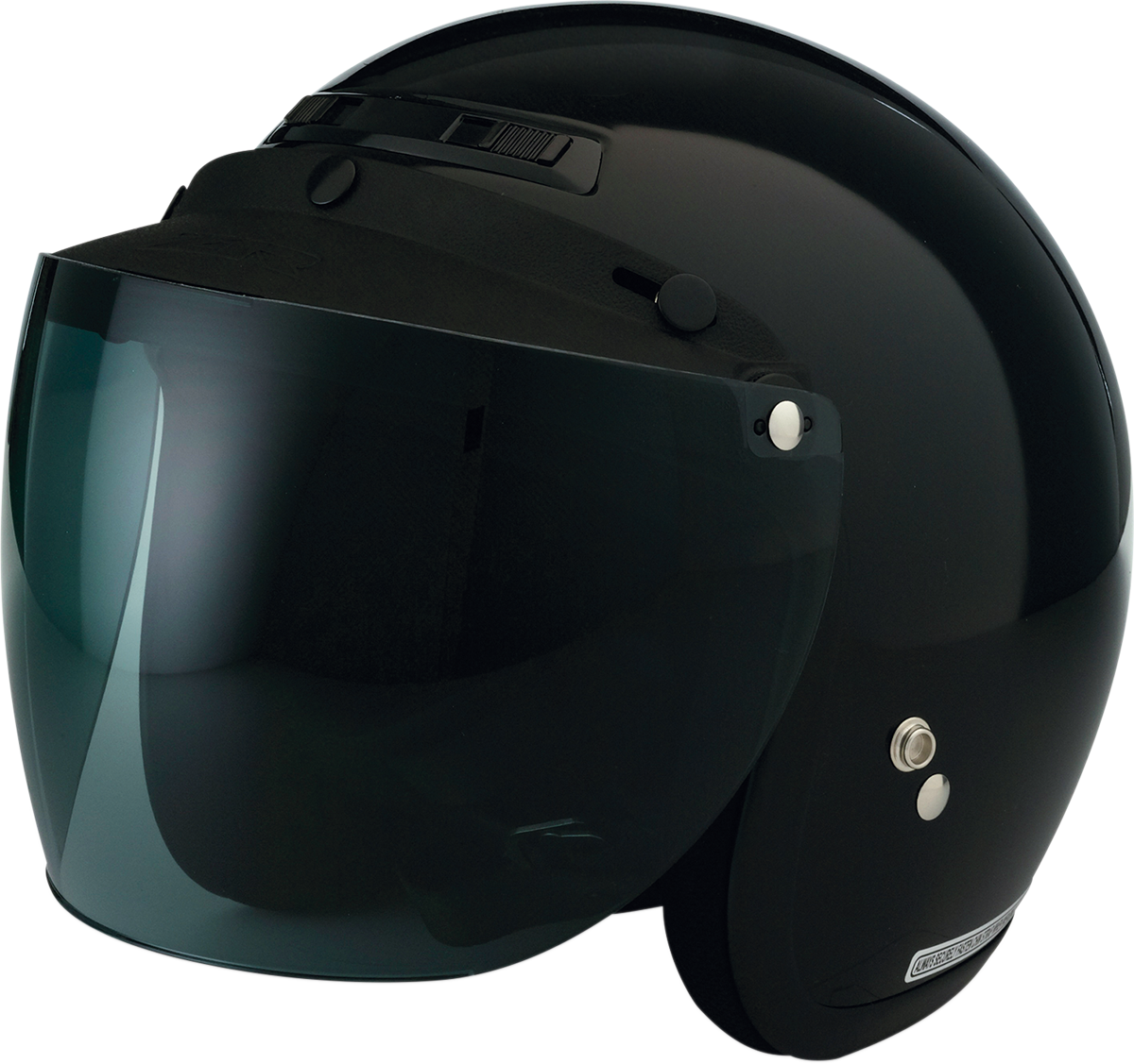 じじ 1 Z1R Jimmy Helmet Black 2Xs Zr-30001 - J J Motorsports