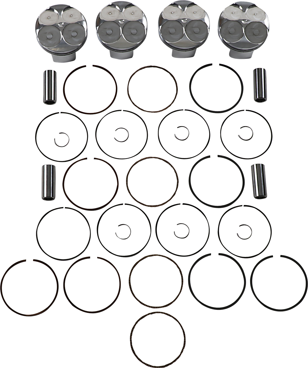 Je Pistons Piston Kit 261533 - J J Motorsports