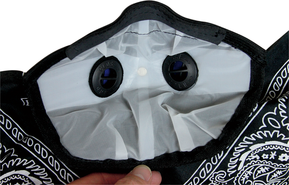 Atv-Tek Bandana Dust Mask Black Bdmblk - J J Motorsports