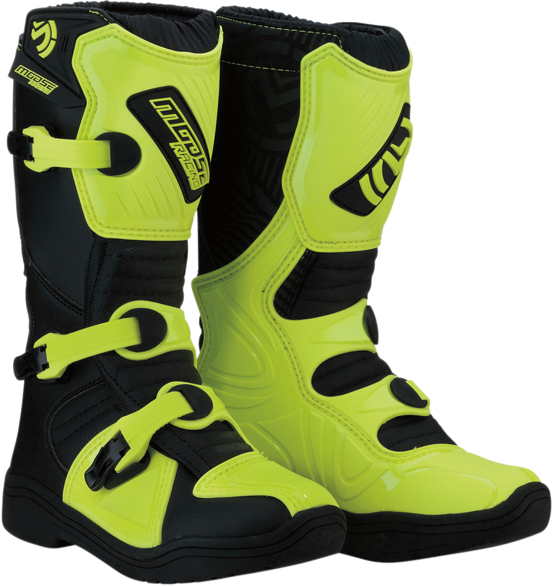 Moose Racing M1.3 Boots Black/Hi-Viz Size 1 3411-0444 - J J