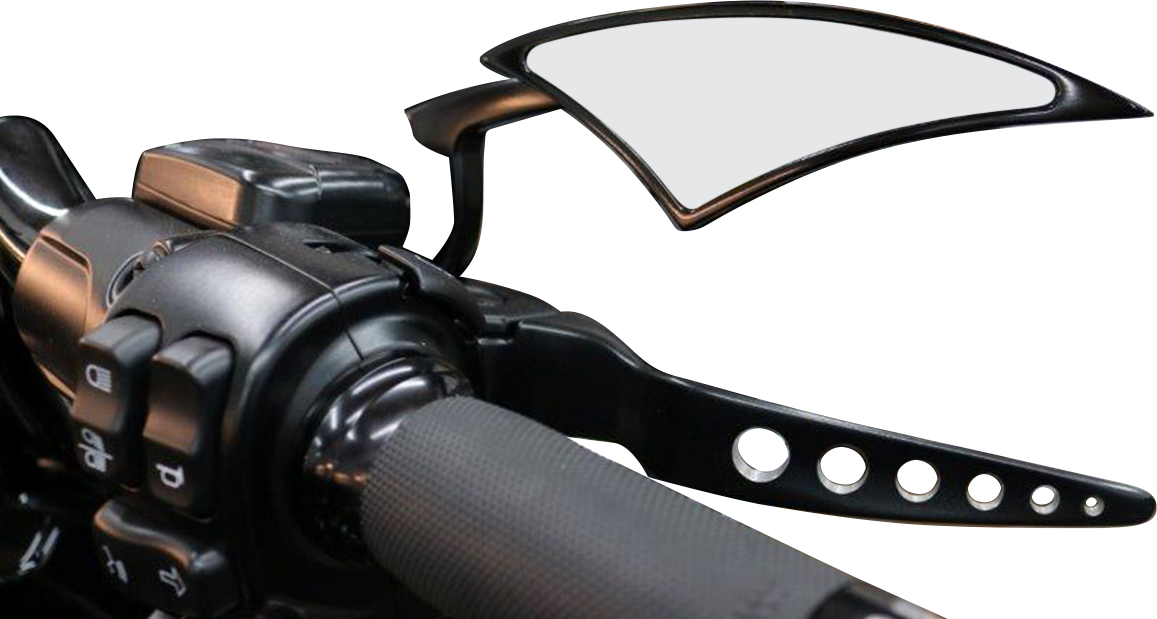 Paul Yaffe Bagger Nation Power Mirror Black - J J Motorsports