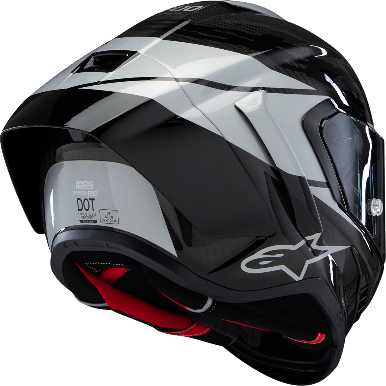 Alpinestars Supertech R10 Helmet Element Carbon/Silver/Black XL