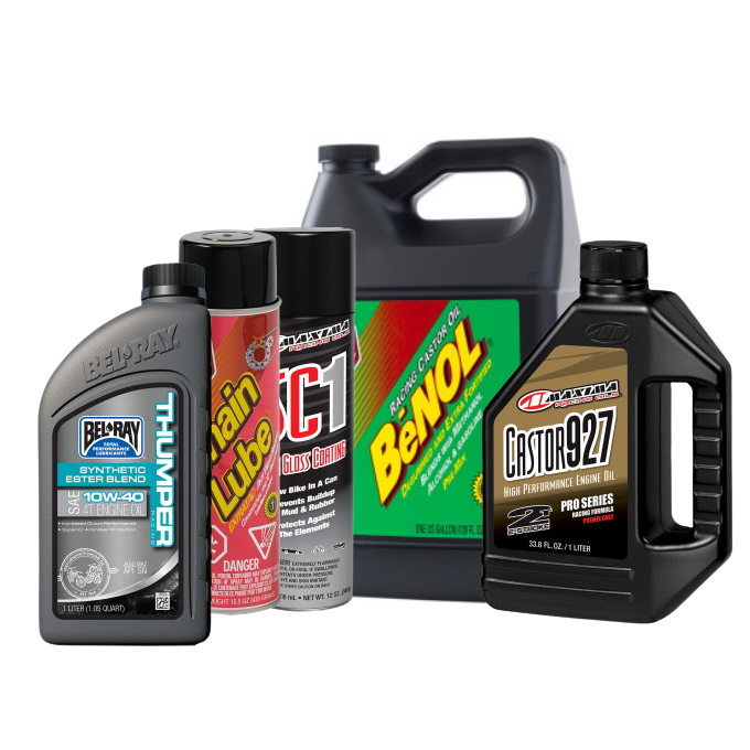 Dirt Bike Oils and Fluids for Sale Engine, Brakes, Filters