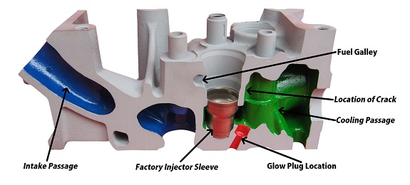 6.0l powerstroke engine head repair kit