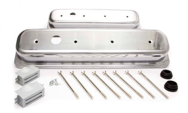 RPC SBC Alum Short Center Bolt V/C Plain Polished R6136-1 - J J Motorsports