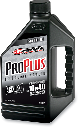 Pro Track Racing Oil Maxima Racing Oil Pro Plus+ 4T Oil 10W40 1L 30-02901 - J J Motorsports