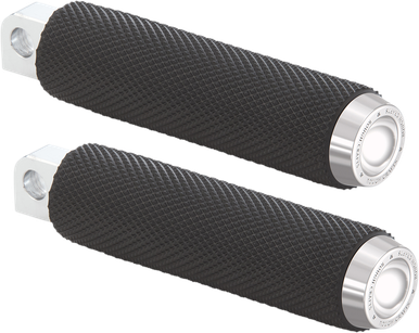Peg Ruff Cincinnati Rough Crafts Foot Peg Chrome Knurled Rc-400-001 - J J Motorsports