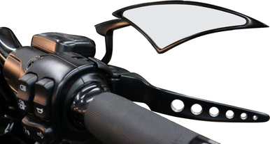 Paul Yaffe Bagger Nation Power Mirror Black - J J Motorsports