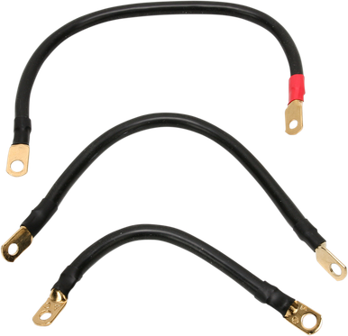 Terry Components Battery Cables '91-'05 Dyna 22065 - J J Motorsports