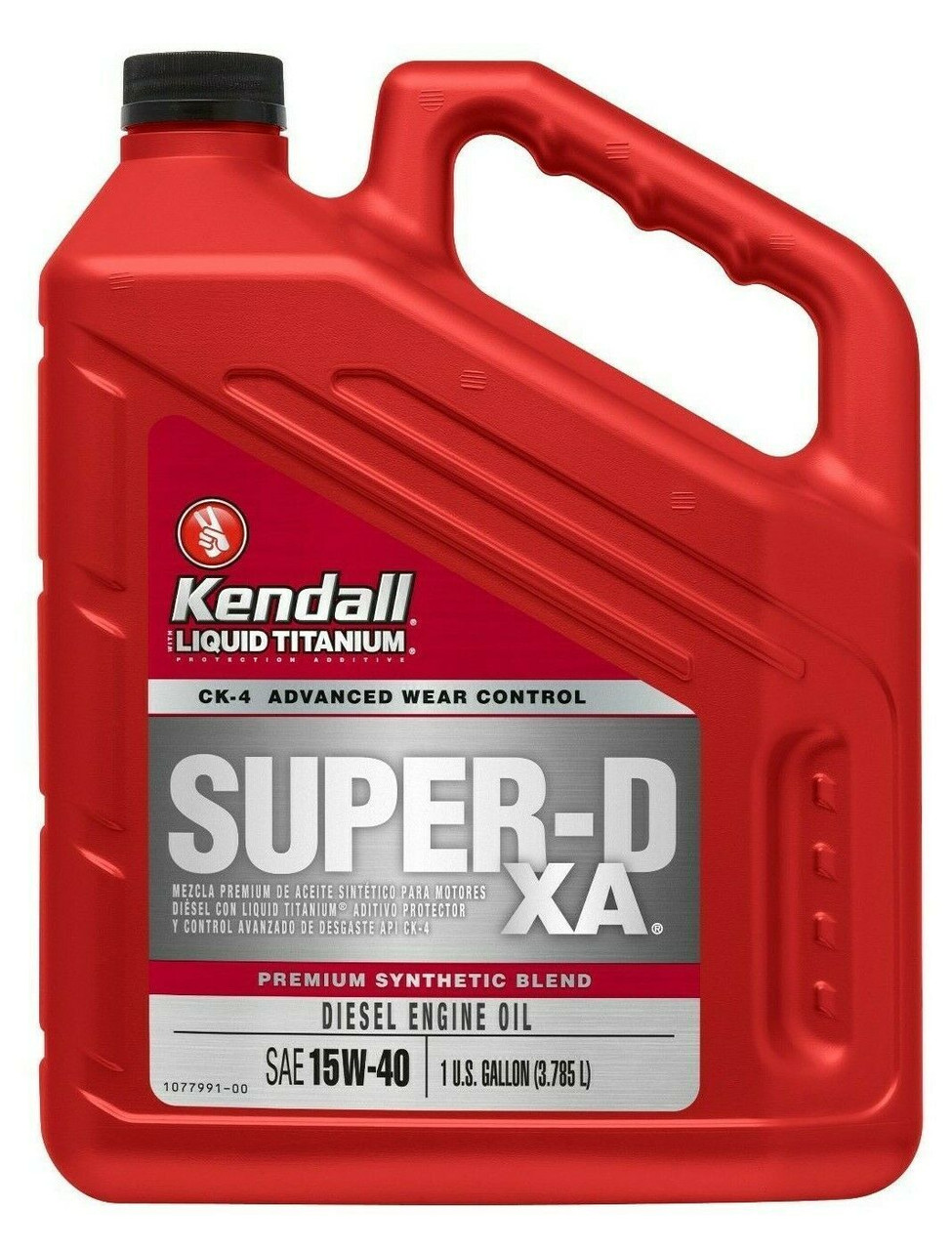 Kendall Super-D XA CK-4 15W40 Diesel Engine Oil 1 Gallon - J J Motorsports