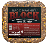 Rack Magnet Deer Block 2-pack mineral attractant blocks for deer hunting and wildlife nutrition
