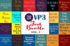 20 VP3 Font Bundle - Volume 3 - 20 Husqvarna Viking Machine Embroidery Fonts