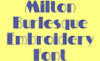 Milton Burlesque Font