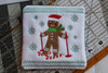 Ginger Bread Mug Rug #09 In The Hoop Machine Embroidery Design