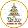 Humor Christmas Patch Collection of 8 Machine Embroidery Designs in Stitched