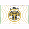 Gemini Zodiac Small Money Purse - In The Hoop Machine Embroidery Design