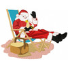 Santa On The Beach #11