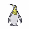 Ornamental Emperor Penguin - Ornament Animal Collection #29 Machine Embroidery Design