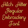 Galaxy Font - Hitch Hiker Machine Embroidery Font  Now Includes BX Format!