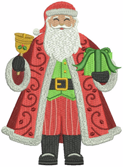 Santa Claus - North Pole Character #01 Machine Embroidery Design