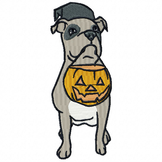Pit Bull #07 Machine Embroidery Design