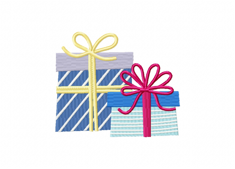 18 Christmas Gift designs - Christmas Gift Full Collection Machine Embroidery Design