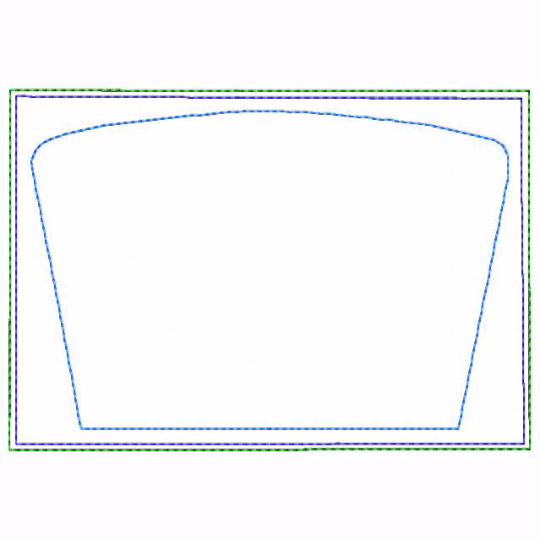 Modern Ladies 02B Small Money Purse - In The Hoop Machine Embroidery Design