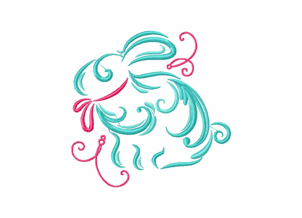 Machine Embroidery Designs - Abstract Easter Collection of 9